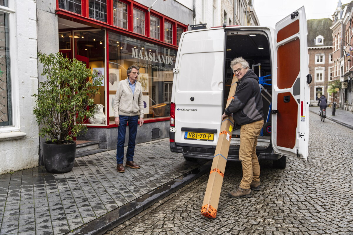 Maasland Lijstenmakerij en Antiquariaat werkt met Binnenstad Service Maastricht