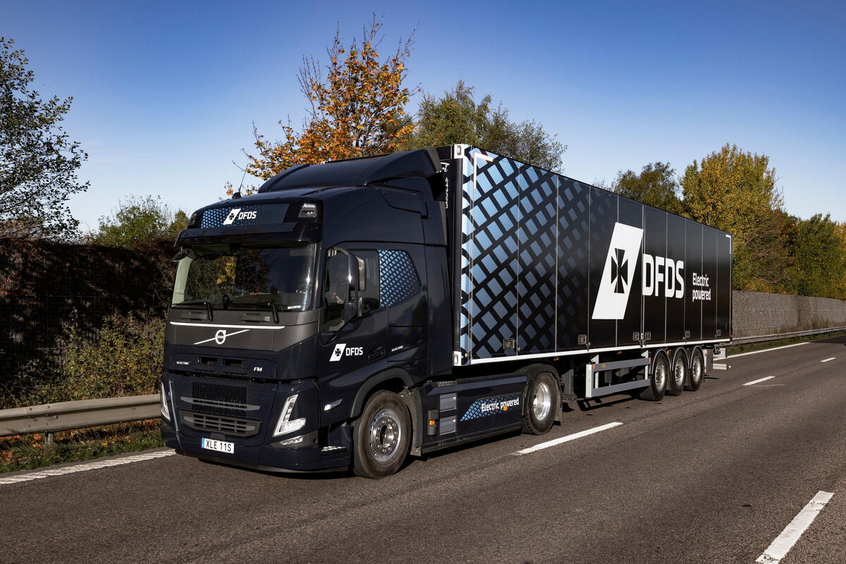 Elektrische truck van DFDS 