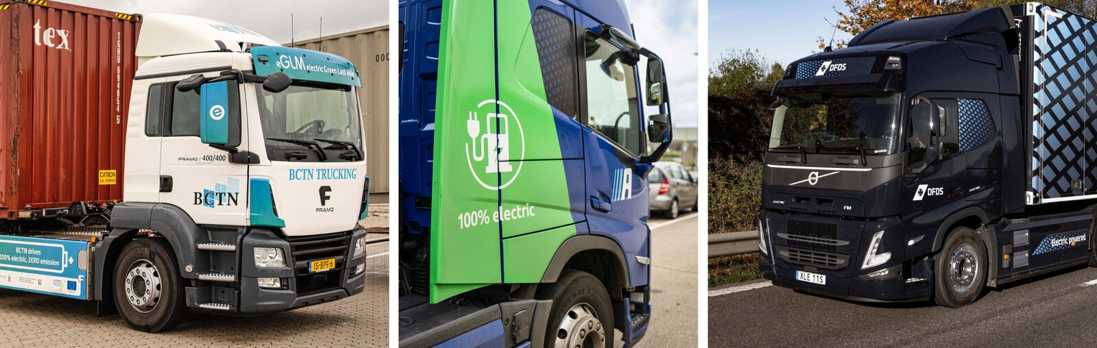 3 elektrische trucks
