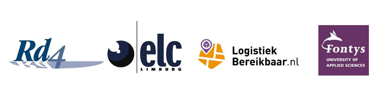 Logo's Rd4, ELC, Logistiek Bereikbaar, Fontys