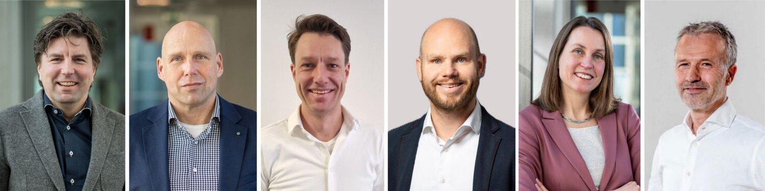 6 Limburgse logistiek makelaars Mark Luikens Michel Oldenburg Pleun van der Kooij Ian Clowting Miranda Volker en Freek Boele