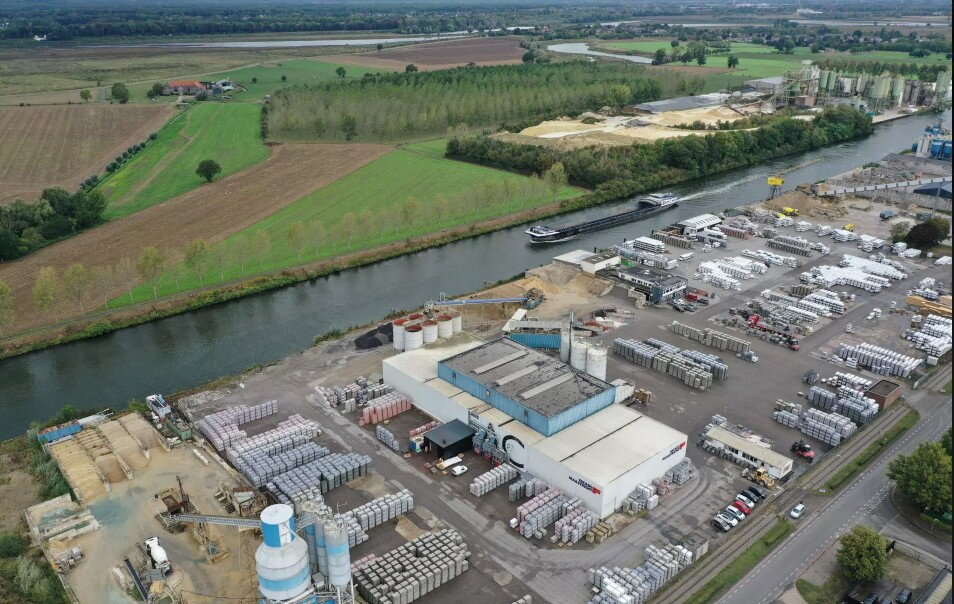 Facade beton vanuit de lucht